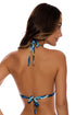Luli Fama Moondust Luxe Stitch Triangle Halter Top